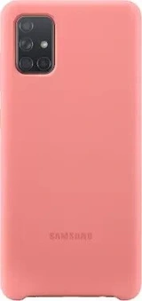 Samsung Silicone Cover for Galaxy A71 Pink