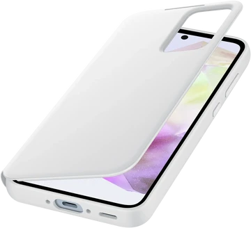 Samsung Smart View Wallet Case for Galaxy A35 5G White