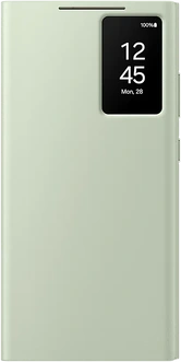 Samsung Smart View Wallet Case for Galaxy S24 Ultra light green
