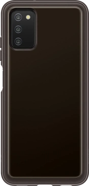 Samsung Soft Clear Cover for Galaxy A03s Black
