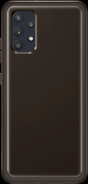 Samsung Soft Clear Cover for Galaxy A32 Black