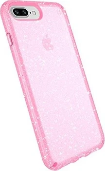 Speck Presidio Clear + Glitter for Apple iPhone 8 Plus Pink