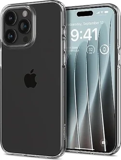 Spigen Liquid Crystal for Apple iPhone 15 Pro Crystal Clear