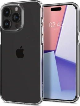 Spigen Liquid Crystal for Apple iPhone 15 Pro Max Crystal Clear