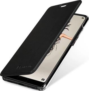 Stilgut Book Type NFC/RFID Blocking Cover for Huawei P20 Black