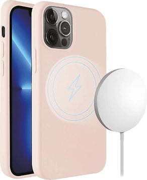 Vivanco Mag Hype Cover for Apple iPhone 13 Pro Max Pink Sand