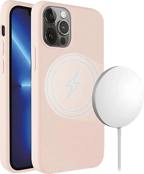 Vivanco Mag Hype Cover for Apple iPhone 13 Pro Pink Sand