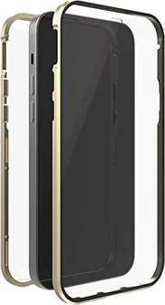 White Diamonds 360° Glass Case for Apple iPhone 12/12 Pro gold