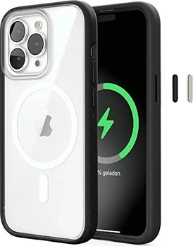 Woodcessories Clear Case MagSafe for Apple iPhone 14 Pro Max Black/klar