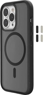 Woodcessories Clear Case MagSafe for Apple iPhone 15 Pro Max Black/matt