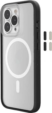 Woodcessories Clear Case MagSafe for Apple iPhone 15 Pro Max Black/klar