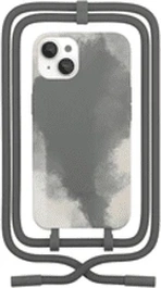 Woodcessories Change Case Batik for Apple iPhone 13 Mini Gray