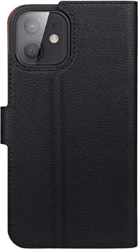 Xqisit Slim Wallet Selection Case Anti Bac for Apple iPhone 12 Mini Black