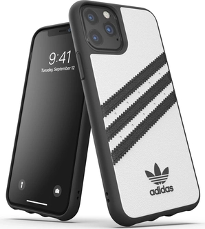 adidas Moulded Case for Apple iPhone 11 Pro White/Black