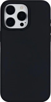 eSTUFF Infinite Riga Silicone Cover for Apple iPhone 15 Pro Max Black