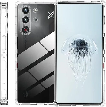 zZjoOoj Clear Silicone Case for Red Magic 10 Pro