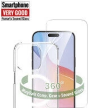 4smarts 360° Premium Protection Set for Apple iPhone 16 Pro Transparent