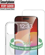 4smarts 360° Premium Protection Set for Apple iPhone 15 Plus Transparent