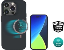 4smarts Liquid Silicone Case Cupertino UltiMag for Apple iPhone 14 Pro Black