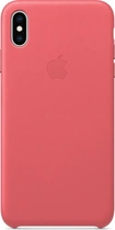 Apple Leather Case for iPhone XS Max Peony Pink