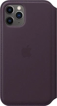 Apple Leather Folio Case for iPhone 11 Pro Aubergine