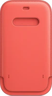 Apple Leather case with MagSafe for iPhone 12/12 Pro Citrus Pink
