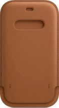 Apple Leather case with MagSafe for iPhone 12/12 Pro Saddle Brown