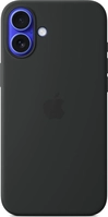 Apple Silicone Case with MagSafe for iPhone 16 Plus Black