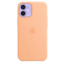 Apple Silicone Case with MagSafe for iPhone 12 Mini Cantaloupe