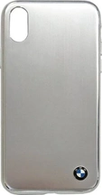 BMW Hard Cover Brushed Aluminium Signature Collection for Apple iPhone X Silver