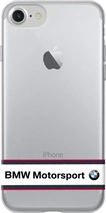 BMW Silicone Cover Horizontal Logo for Apple iPhone 7 White