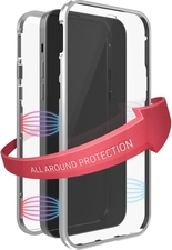 Black Rock 360° Glass Case for Apple iPhone 13 Mini Transparent/Silver