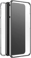 Black Rock 360° Glass Case for Samsung Galaxy S22 Silver