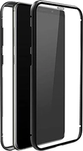 Black Rock 360° Glass Case for Samsung Galaxy S9+ Transparent/Black