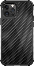 Black Rock Robust Case Real Carbon for Apple iPhone 12/12 Pro Black