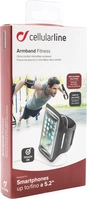 Cellularline Armband Fitness 5.2" Black