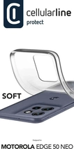 Cellularline Soft Cover for Motorola Edge 50 Neo Transparent