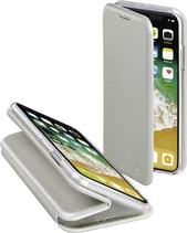 Hama Booklet Curve for Apple iPhone X Silver