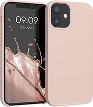 KWMobile TPU Silicone Case for Apple iPhone 12 Mini altrosa