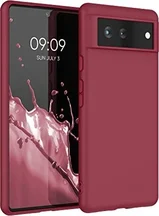 KWMobile TPU Silicone Case for Google Pixel 6 rhabarber Red