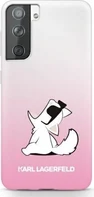 Karl Lagerfeld Hard Case Choupette Fun for Samsung Galaxy S21+ Pink