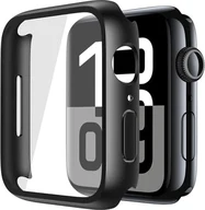 Misxi Protective cover for Apple Watch 11 46mm Black/Transparent, 2er-Pack
