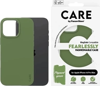 PanzerGlass Care Fashionable Case MagSafe for Apple iPhone 16 Pro Max Piquant Green