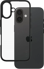 PanzerGlass Care Flagship Case Urban Combat Black Frame for Apple iPhone 16 Transparent