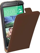 Pedea Flip Cover Premium for HTC One (M8) Brown