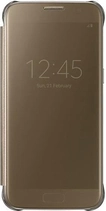 Samsung Clear View Cover for Galaxy S7 gold