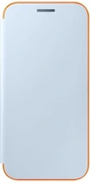 Samsung Neon Flip Cover for Galaxy A3 (2017) Blue