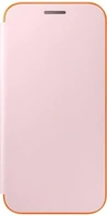 Samsung Neon Flip Cover for Galaxy A3 (2017) Pink