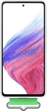 Samsung Silicone Cover with Strap for Galaxy A53 5G White