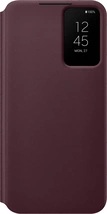Samsung Smart Clear View Cover for Galaxy S22+ Burgundy